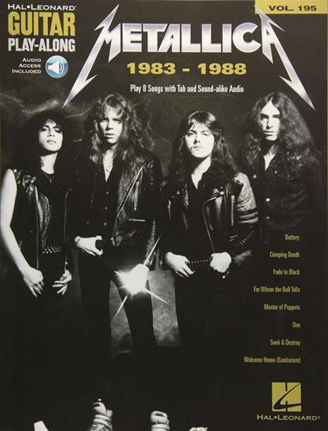 Metallica guitar book
